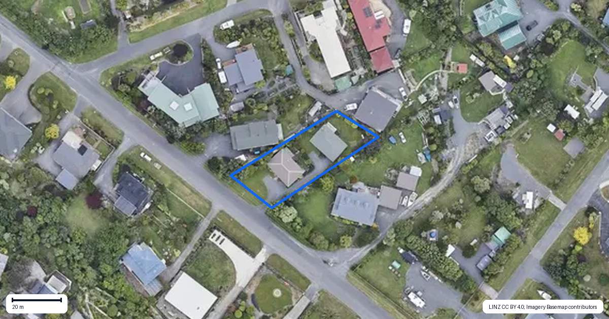 Property context map for 283B Scarborough Street, Kaikoura