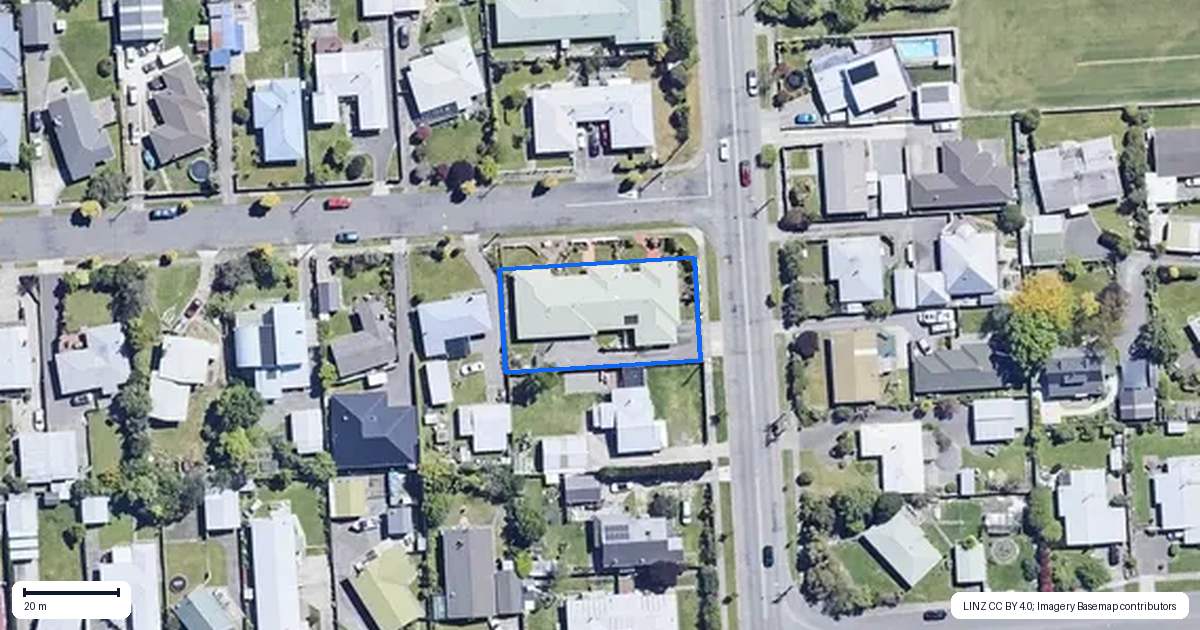 Property context map for 134 Redwood Street, Redwoodtown, Blenheim