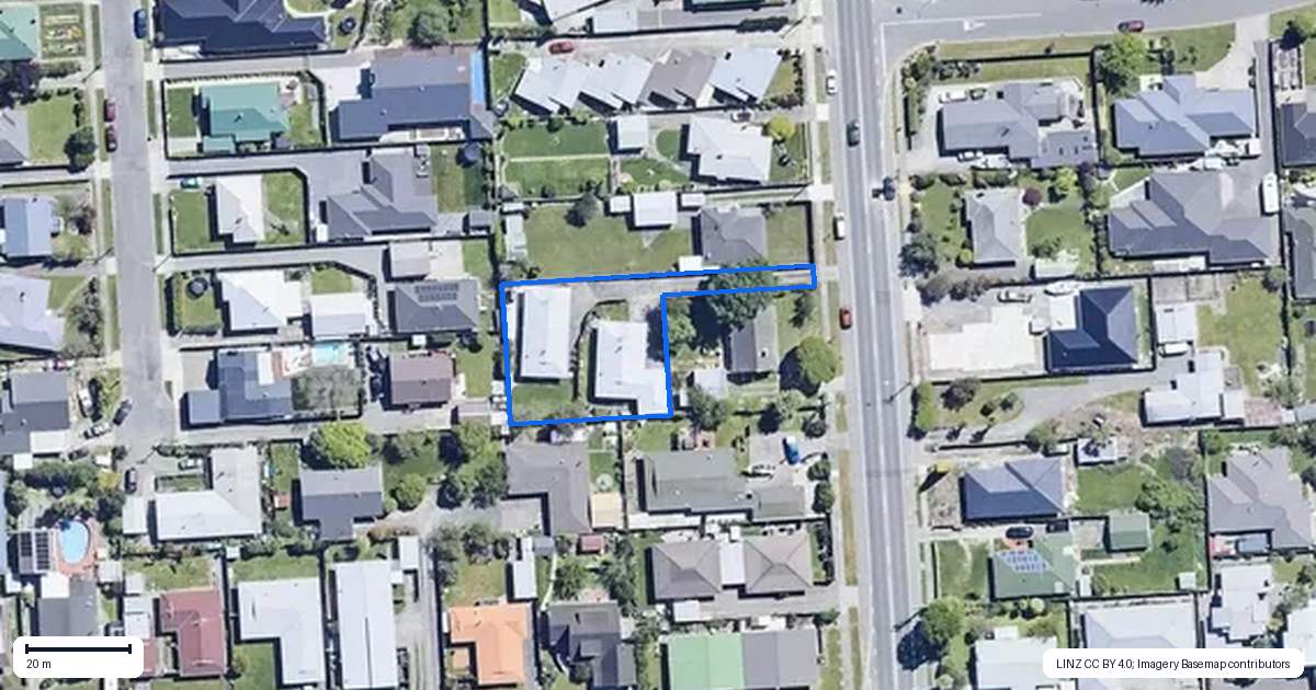 Property context map for 82B Redwood Street, Redwoodtown, Blenheim