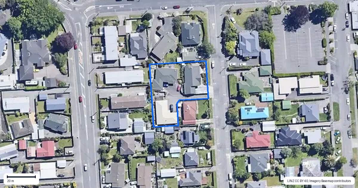 Property context map for 4 Cubitt Street, Blenheim