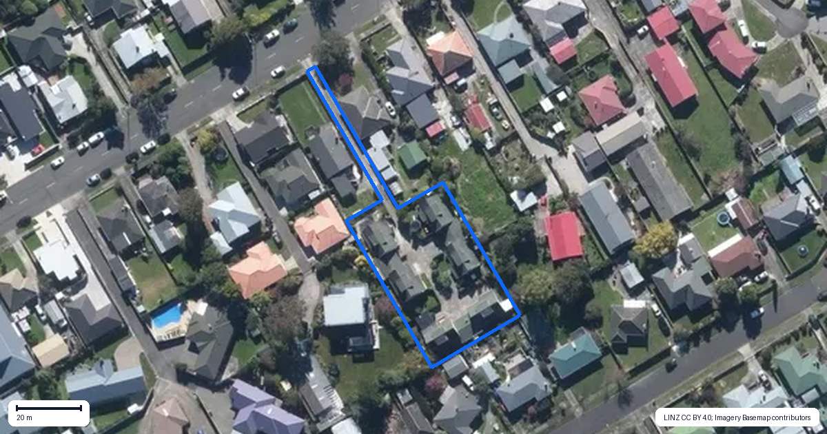 Property context map for 1 Jarrett Court, Roslyn, Palmerston North