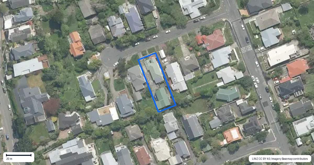 Property context map for 9A Dasent Street, Karori, Wellington