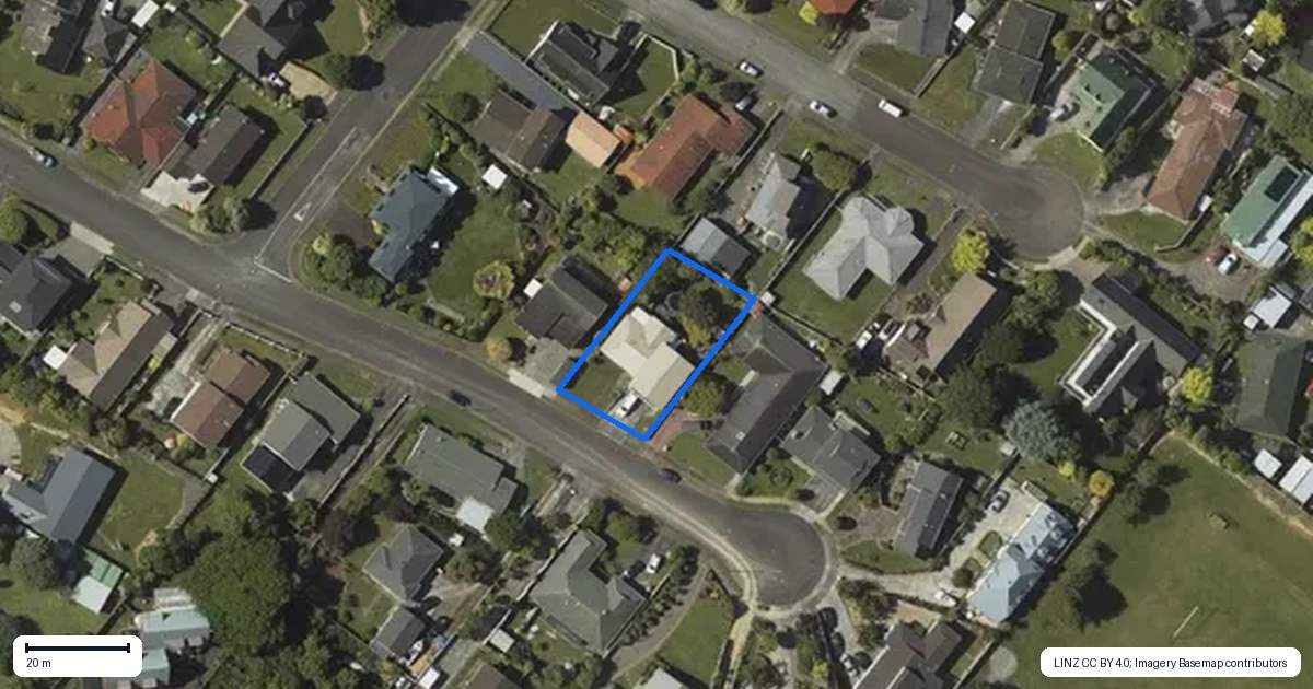 Property context map for 69 Highbury Drive, Levin