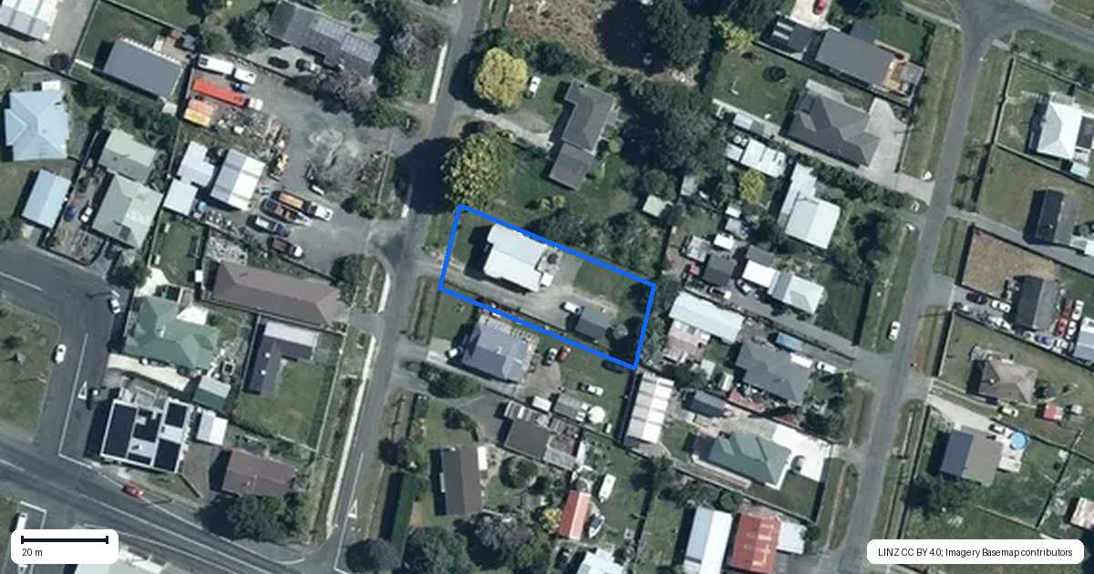 Property context map for 16 Avon Street, Rongotea