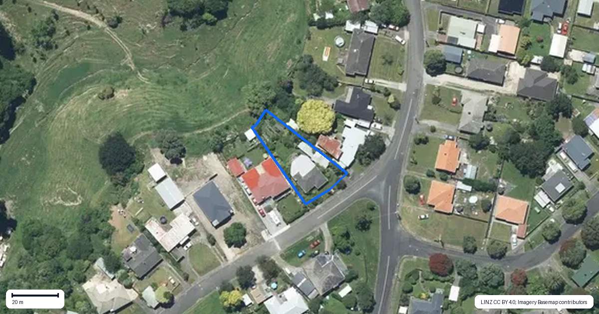 Property context map for 4 West Way, Durie Hill, Whanganui