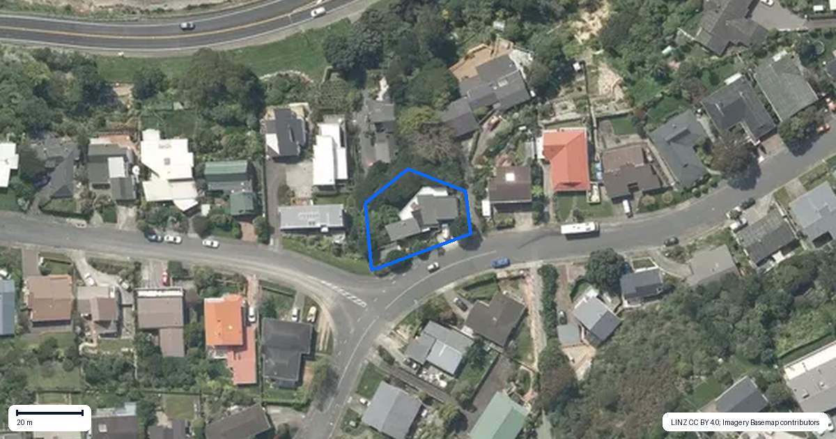 Property context map for 18 Leeward Drive, Whitby, Porirua