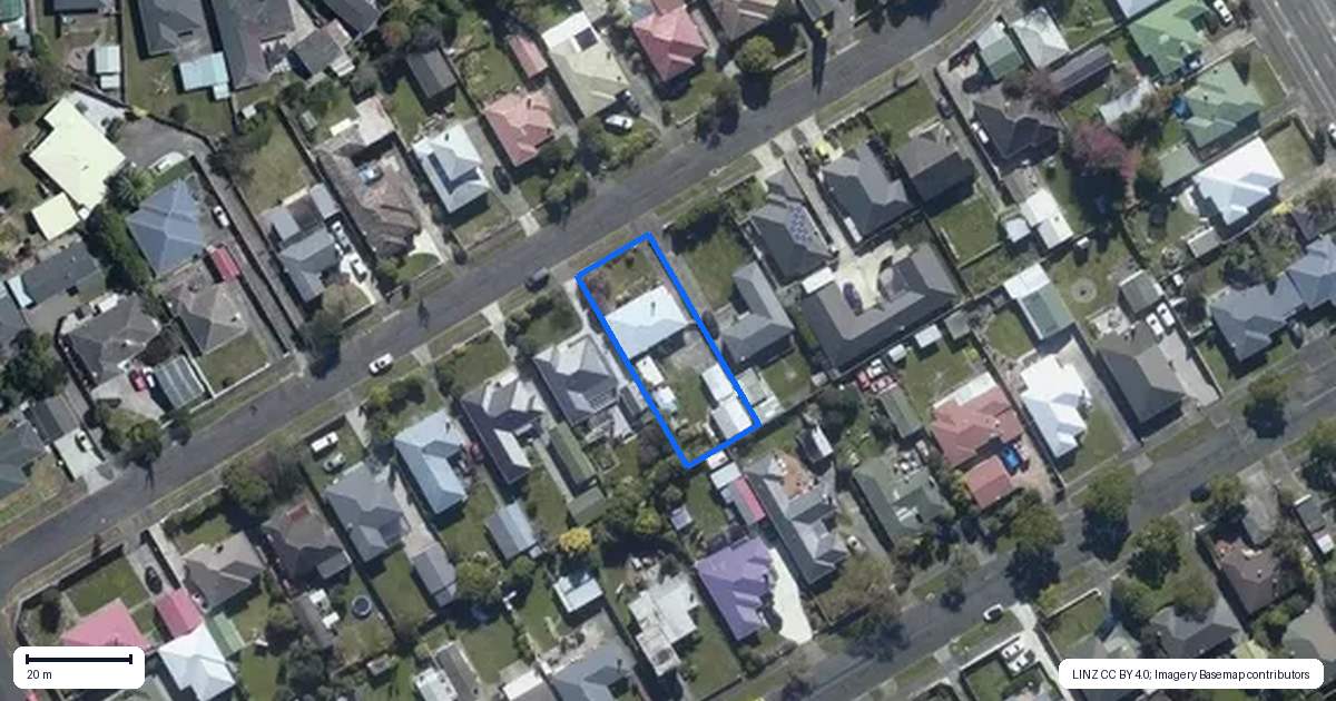 Property context map for 14 Vernon Avenue, Takaro, Palmerston North