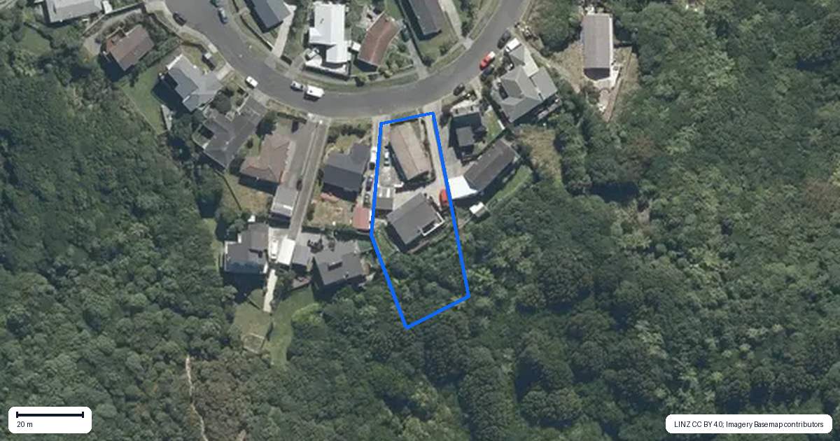 Property context map for 2/7 Jasmine Grove, Maungaraki, Lower Hutt