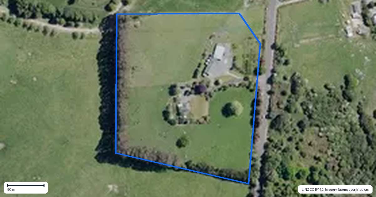 Property context map for 1175 State Highway 41, Kuratau, Turangi