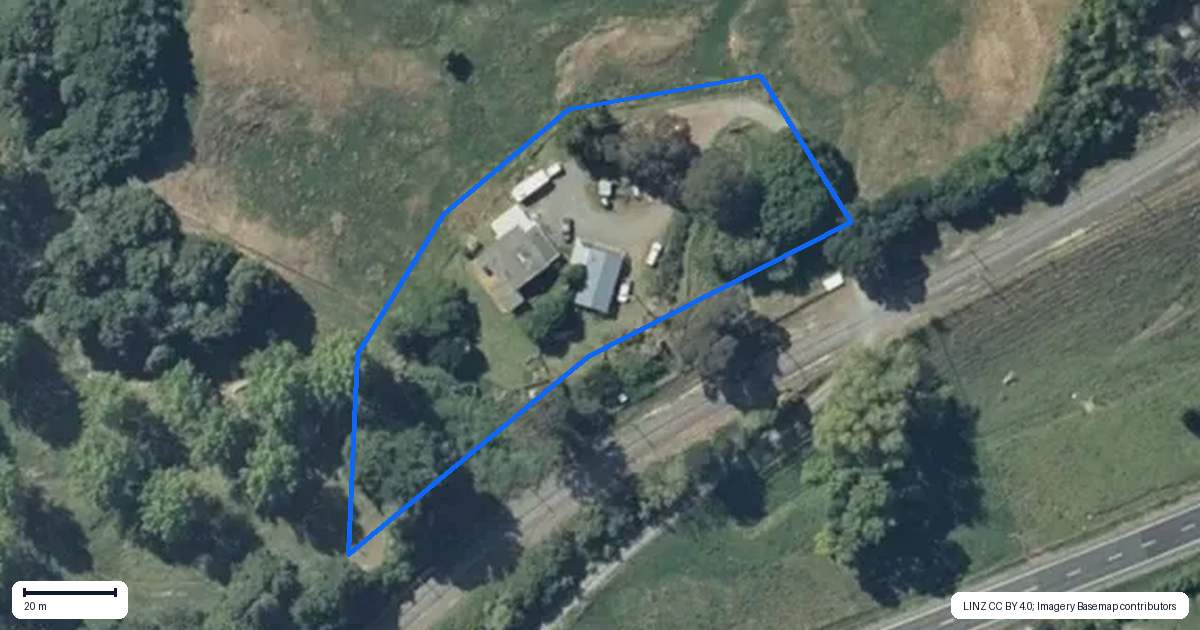 Property context map for 1030 State Highway 4, Manunui, Taumarunui