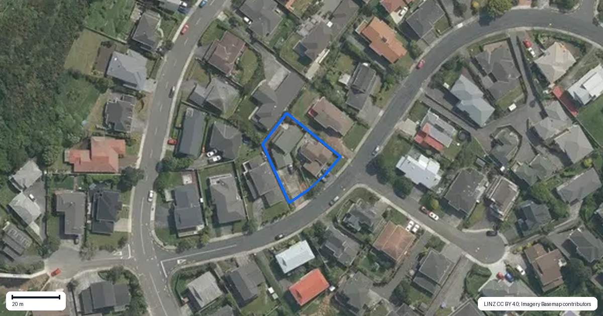 Property context map for 56 Erris Street, Johnsonville, Wellington