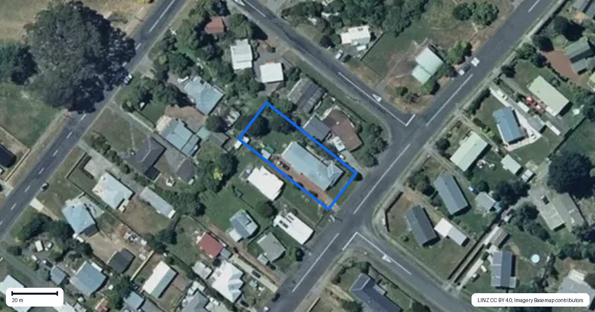 Property context map for 27 Arawa Street, Ohakune