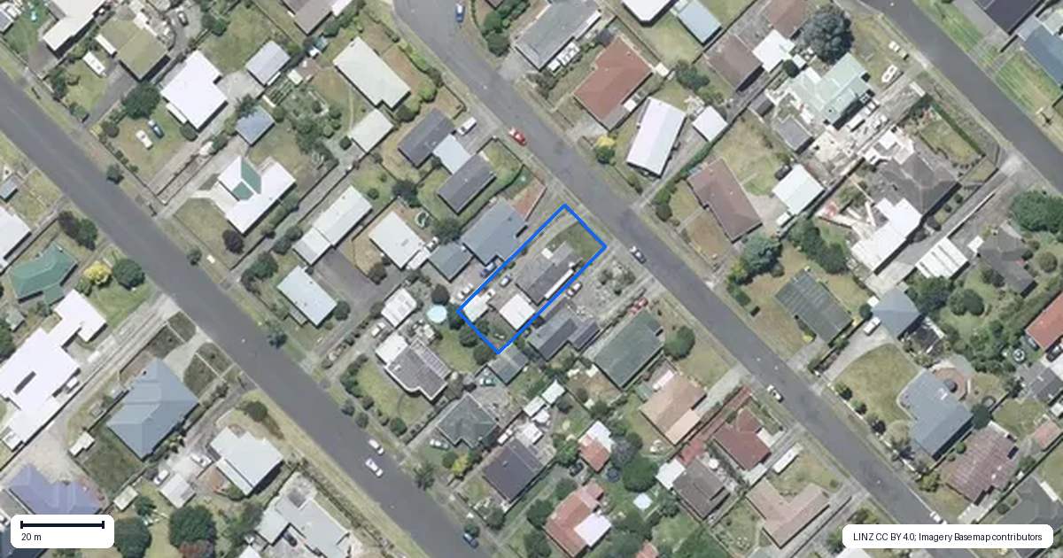 Property context map for 23 Lindsey Crescent, Springvale, Whanganui