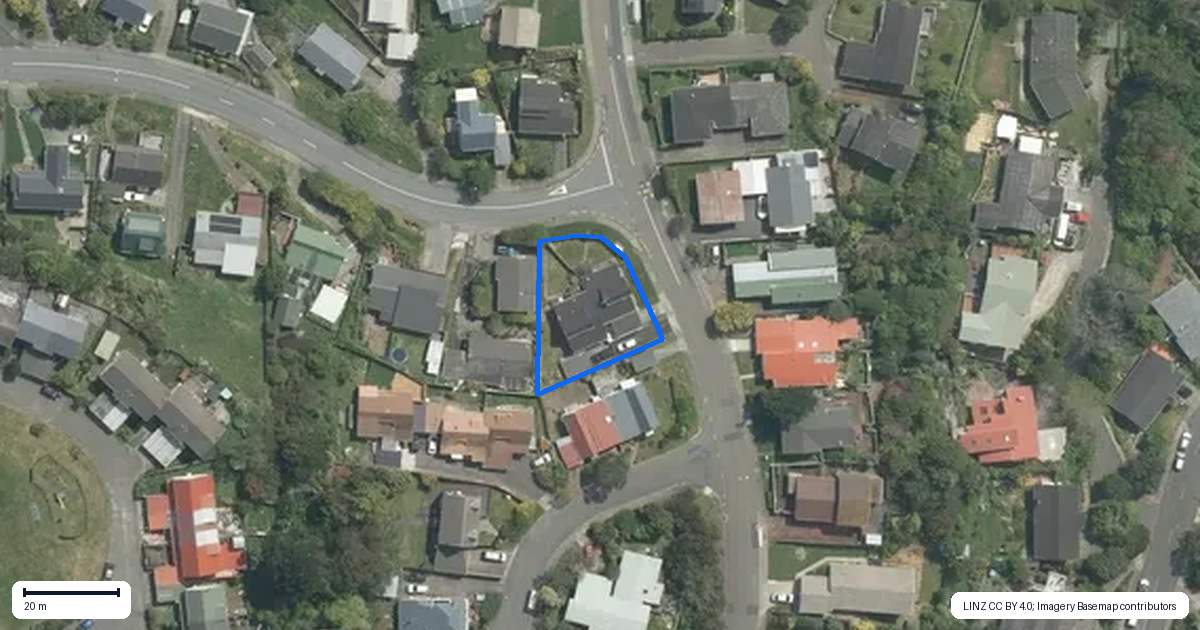 Property context map for 24 Cambrian Street, Churton Park, Wellington