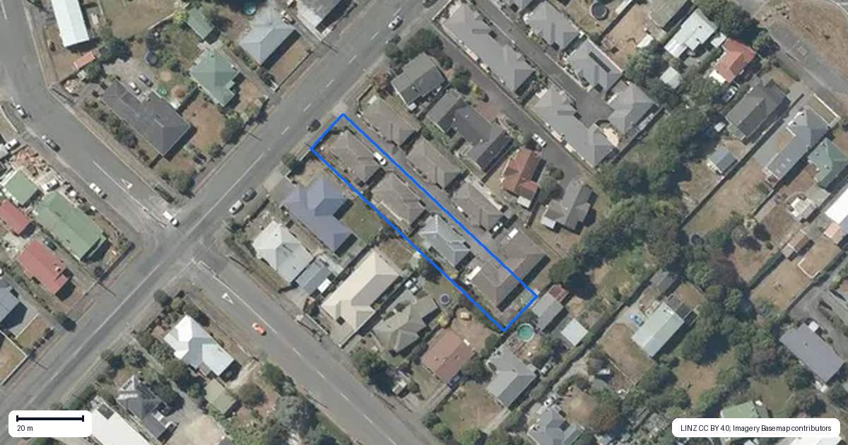 Property context map for 15C South Road, Kuripuni, Masterton