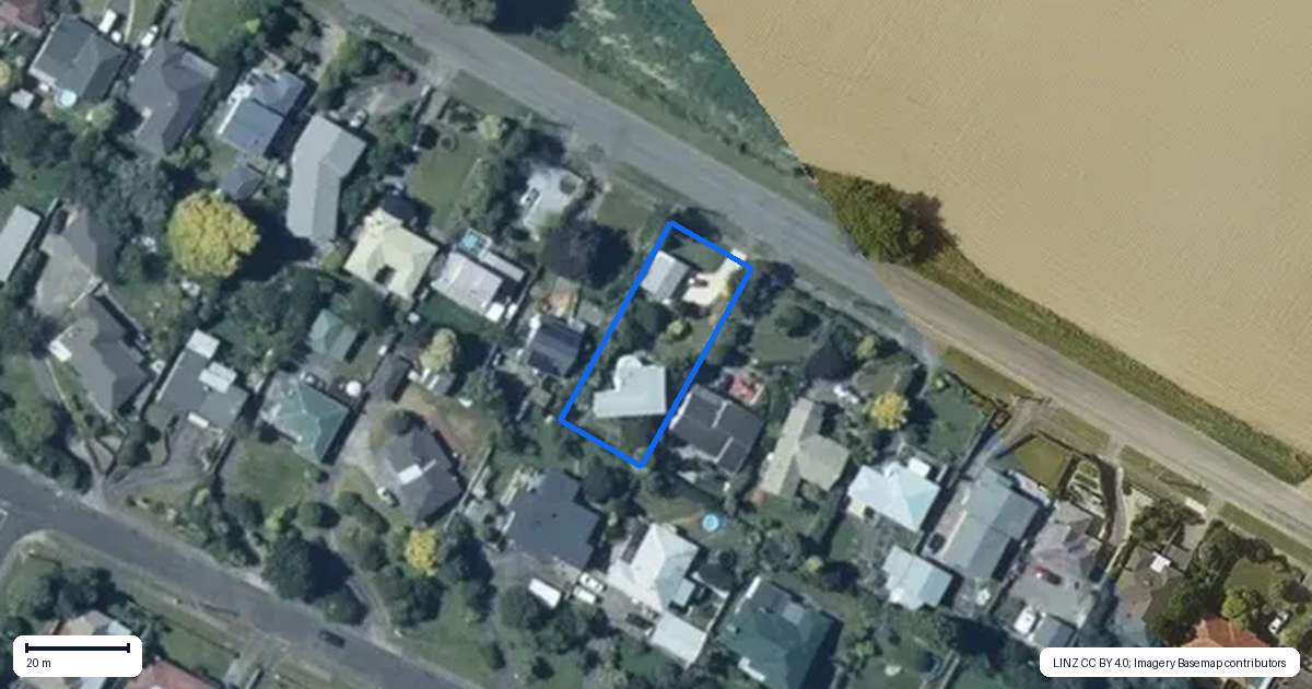 Property context map for 81 Kawiu Road, Levin