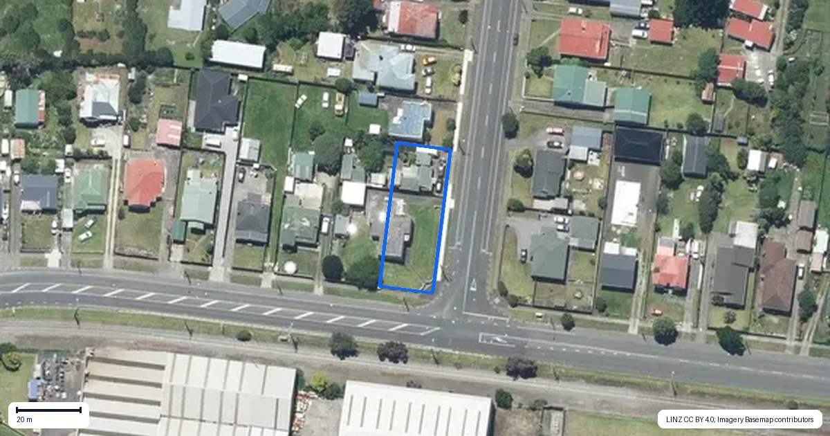 Property context map for 264 Heads Road, Gonville, Whanganui