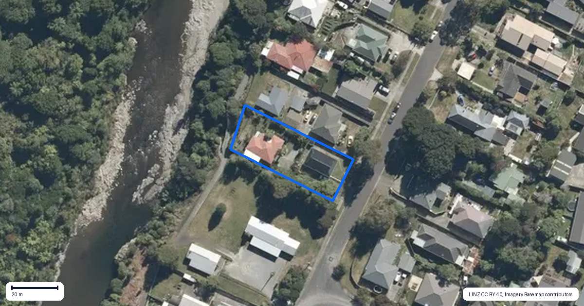 Property context map for 36 Black Beech Street, Birchville, Upper Hutt