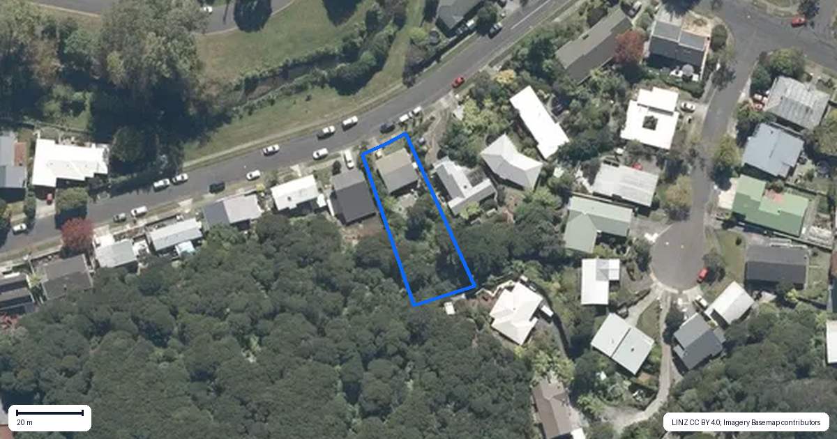 Property context map for 21 Cleary Street, Waterloo, Lower Hutt