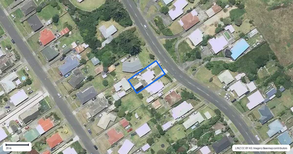 Property context map for 143 Cornfoot Street, Castlecliff, Whanganui