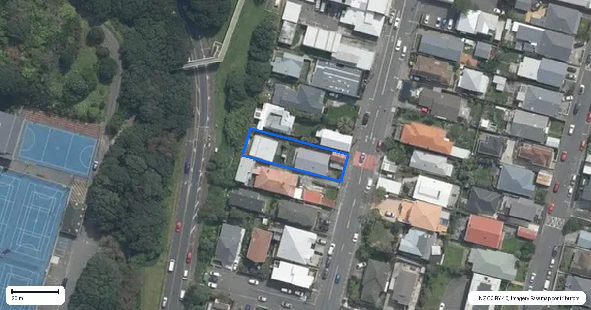 Property context map for 2/36 Moxham Avenue, Hataitai, Wellington