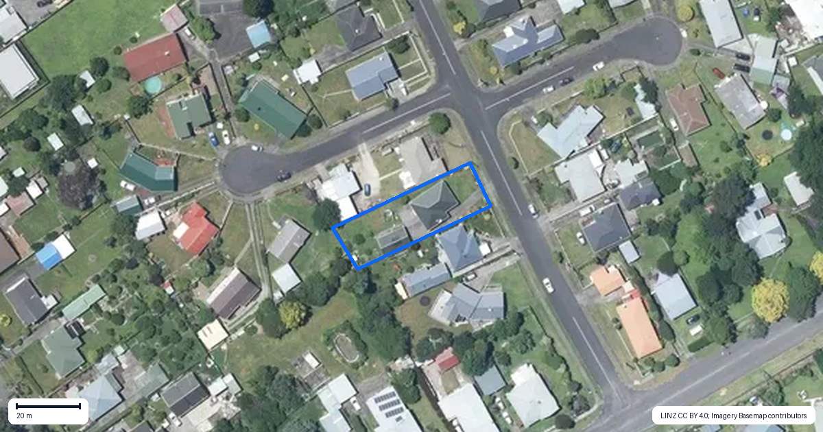 Property context map for 7 Camellia Avenue, Aramoho, Whanganui