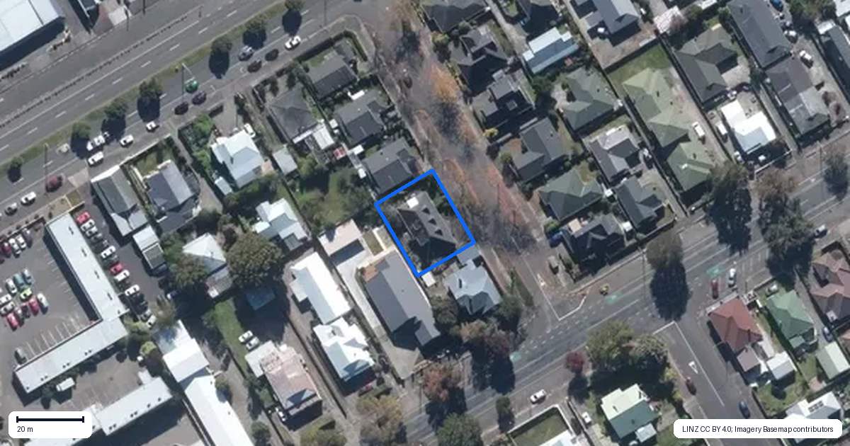 Property context map for 8 McArthur Street, Terrace End, Palmerston North