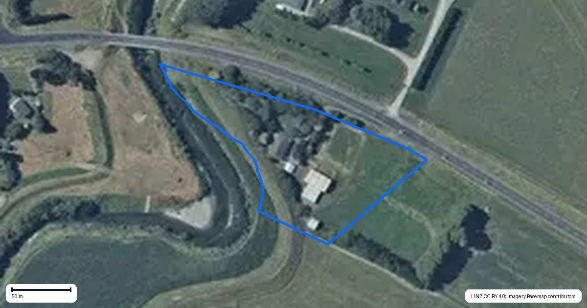 Property context map for 1216 Rangiotu Road, Tiakitahuna, Palmerston North