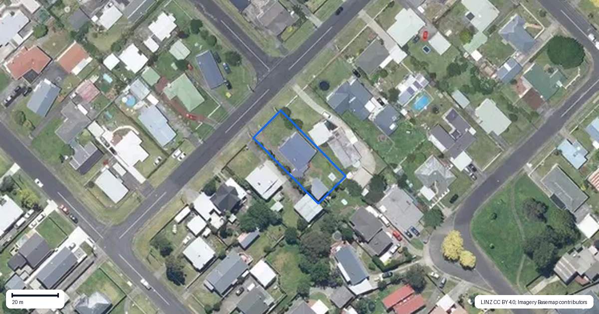 Property context map for 9 Durham Road, Springvale, Whanganui