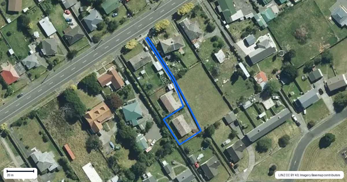 Property context map for 149C High Street, Bulls