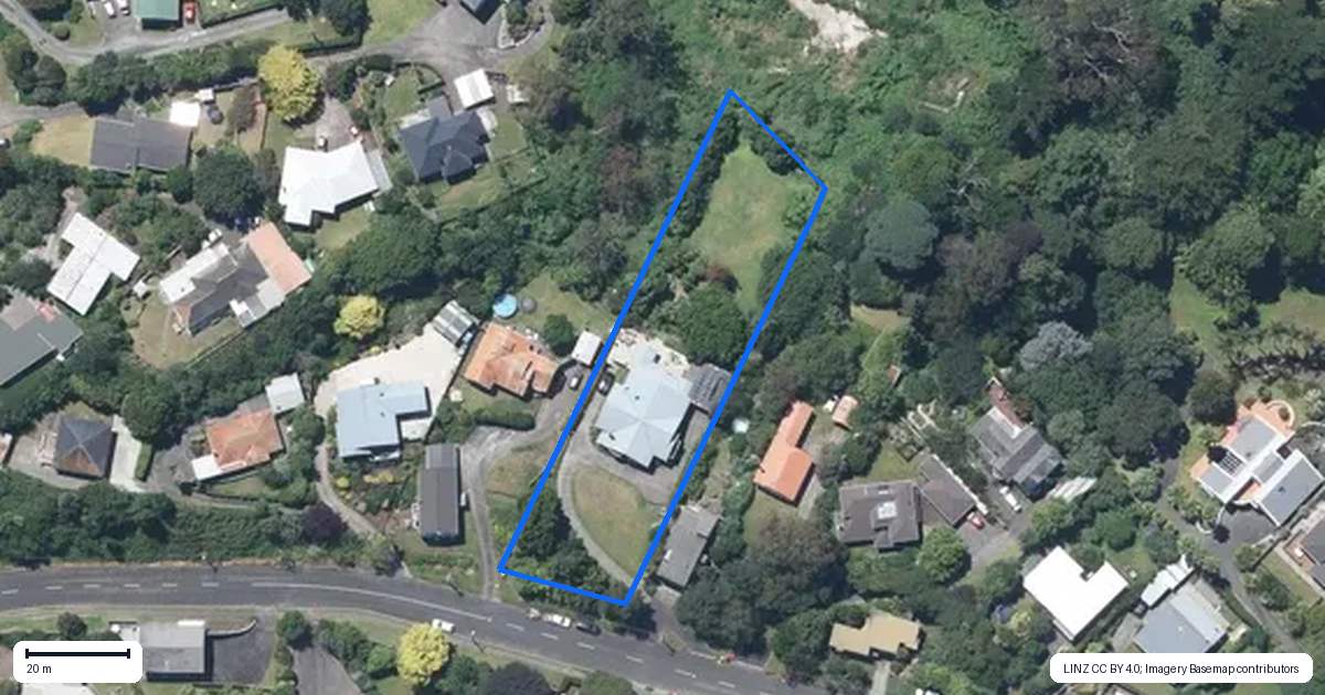 Property context map for 36 Kent Road, Saint Johns Hill, Whanganui