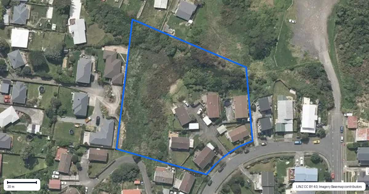 Property context map for 31 Rothwell Street, Titahi Bay, Porirua