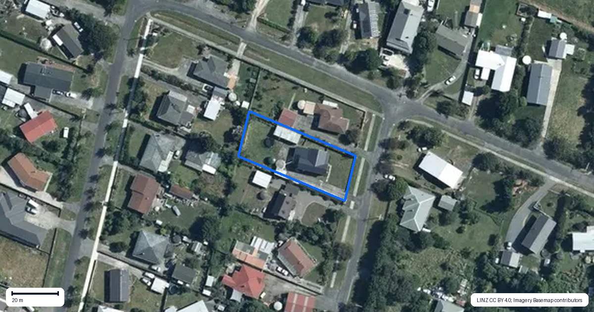 Property context map for 21 Ouse Street, Rongotea