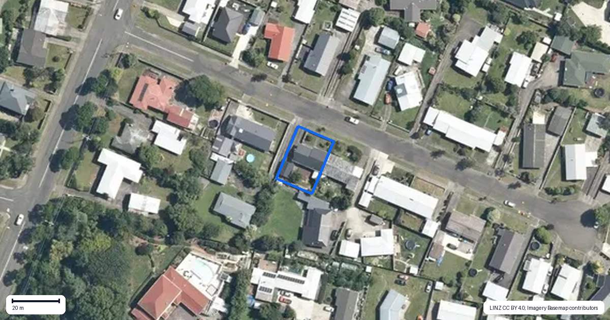 Property context map for 29 Ferndale Place, Feilding