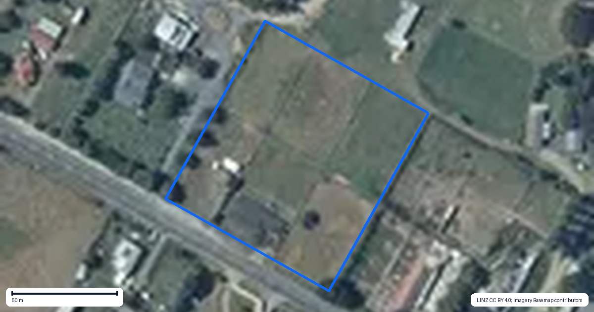 Property context map for 140 Mako Mako Road, Levin