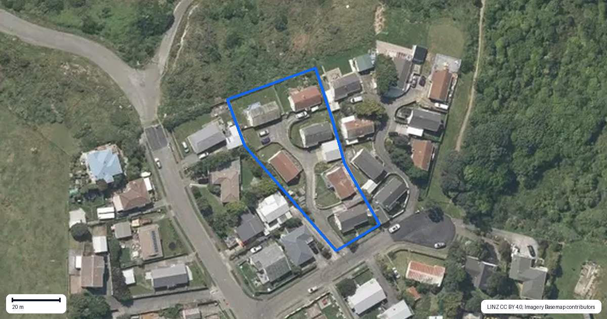 Property context map for 7C Mako View, Titahi Bay, Porirua