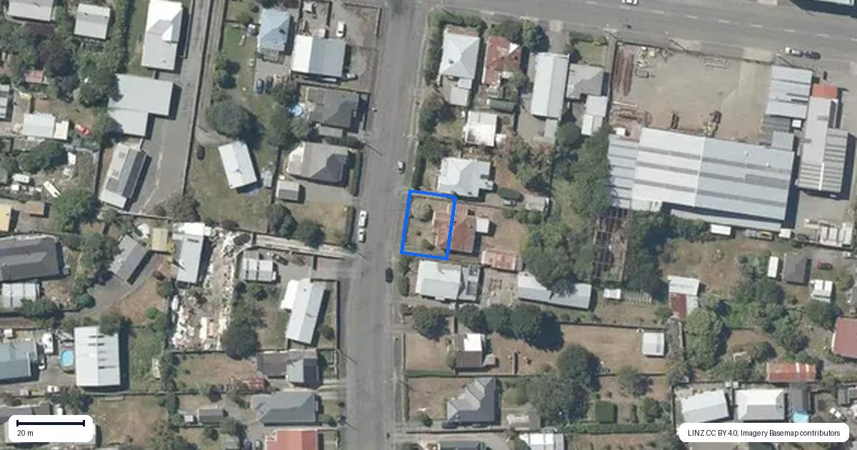 Property context map for 46 Albert Street, Masterton