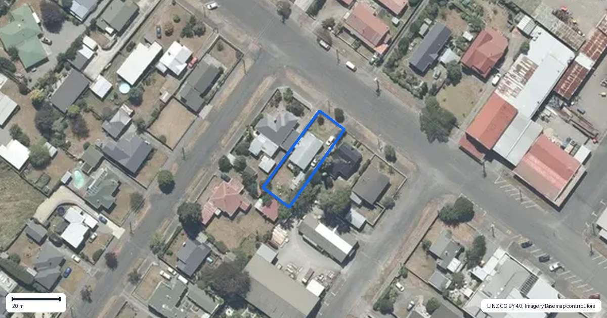 Property context map for 97 Broadway, Carterton