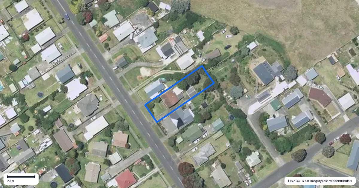 Property context map for 94 Cornfoot Street, Castlecliff, Whanganui