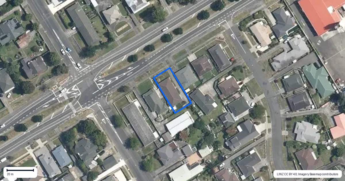 Property context map for 191 Kimbolton Road, Feilding