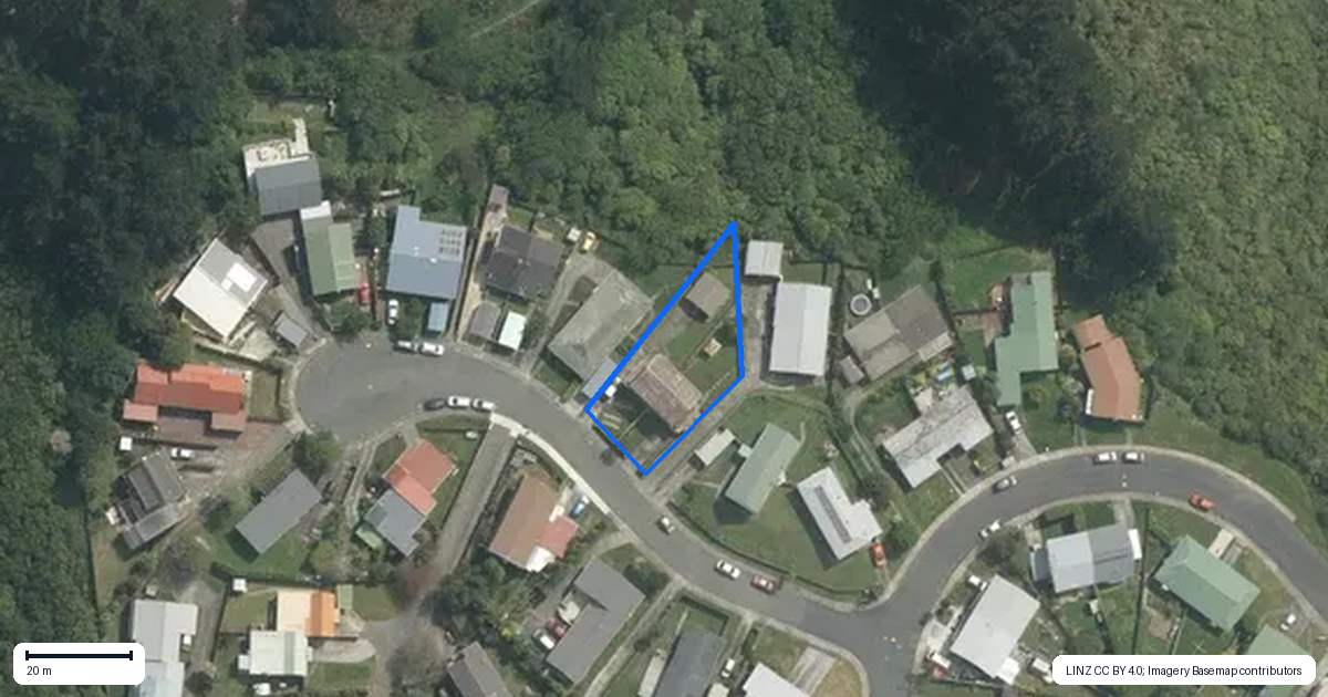 Property context map for 8 Kingsbridge Place, Newlands, Wellington