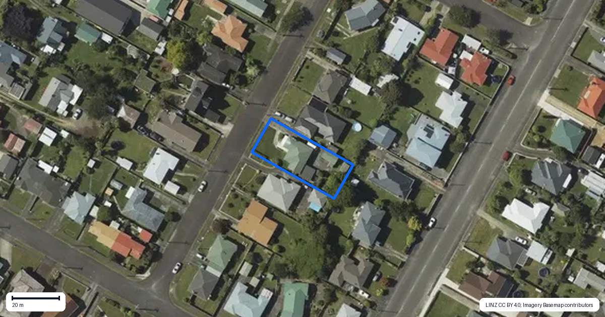 Property context map for 10 Tawa Street, Levin
