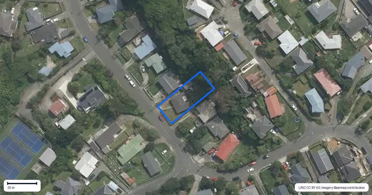 Property context map for 37 Black Rock Road, Newlands, Wellington