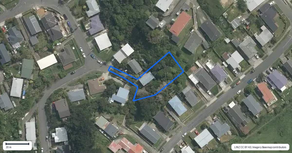 Property context map for 31B Omega Street, Newlands, Wellington