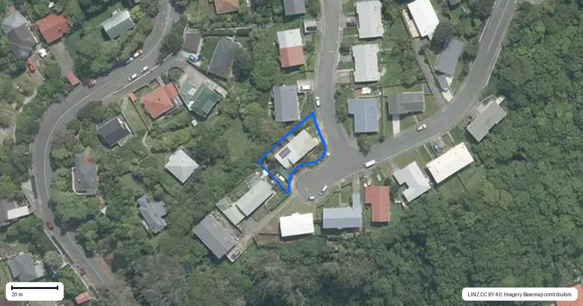 Property context map for 69 Victory Avenue, Karori, Wellington