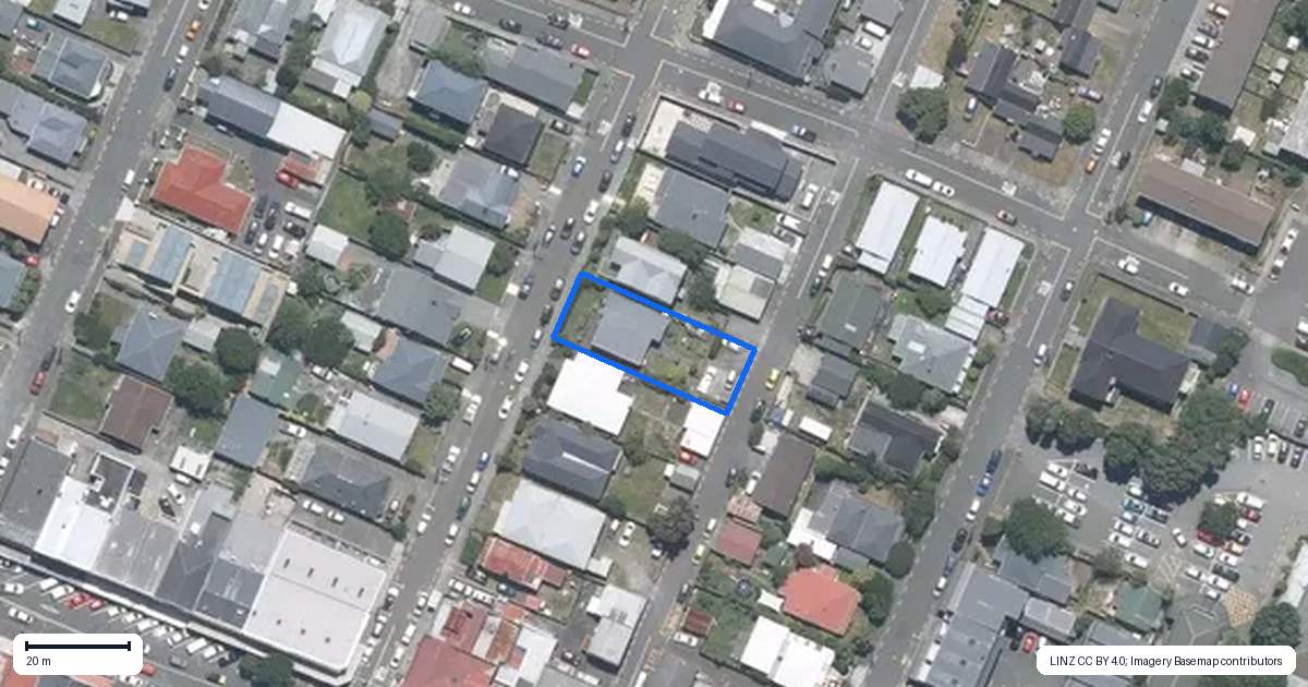 Property context map for 54 Nelson Street, Petone, Lower Hutt
