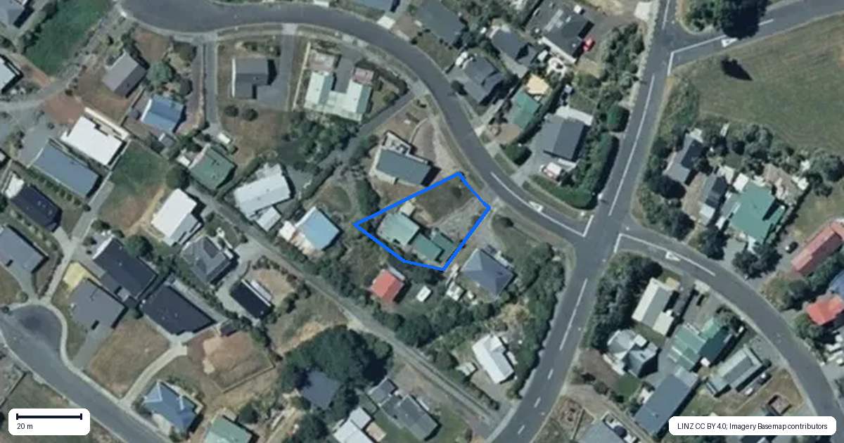 Property context map for 7 Willow Lane, Ohakune