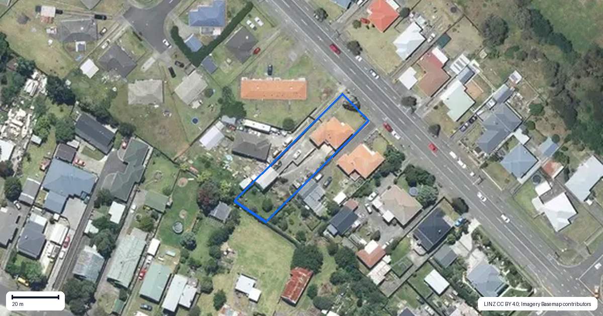 Property context map for 87 Carlton Avenue, Tawhero, Whanganui