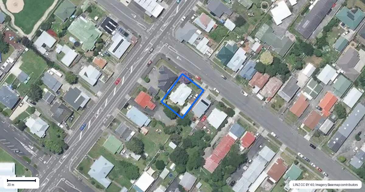 Property context map for 27 Niblett Street, Whanganui