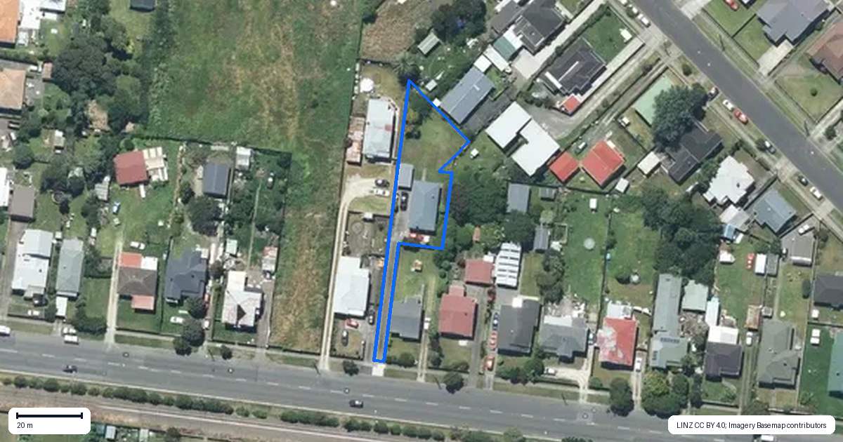 Property context map for 202 Heads Road, Gonville, Whanganui